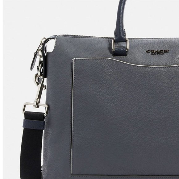 Coach Beckett Brief Messenger Bag in Industrial Grey - Picture 4 of 13